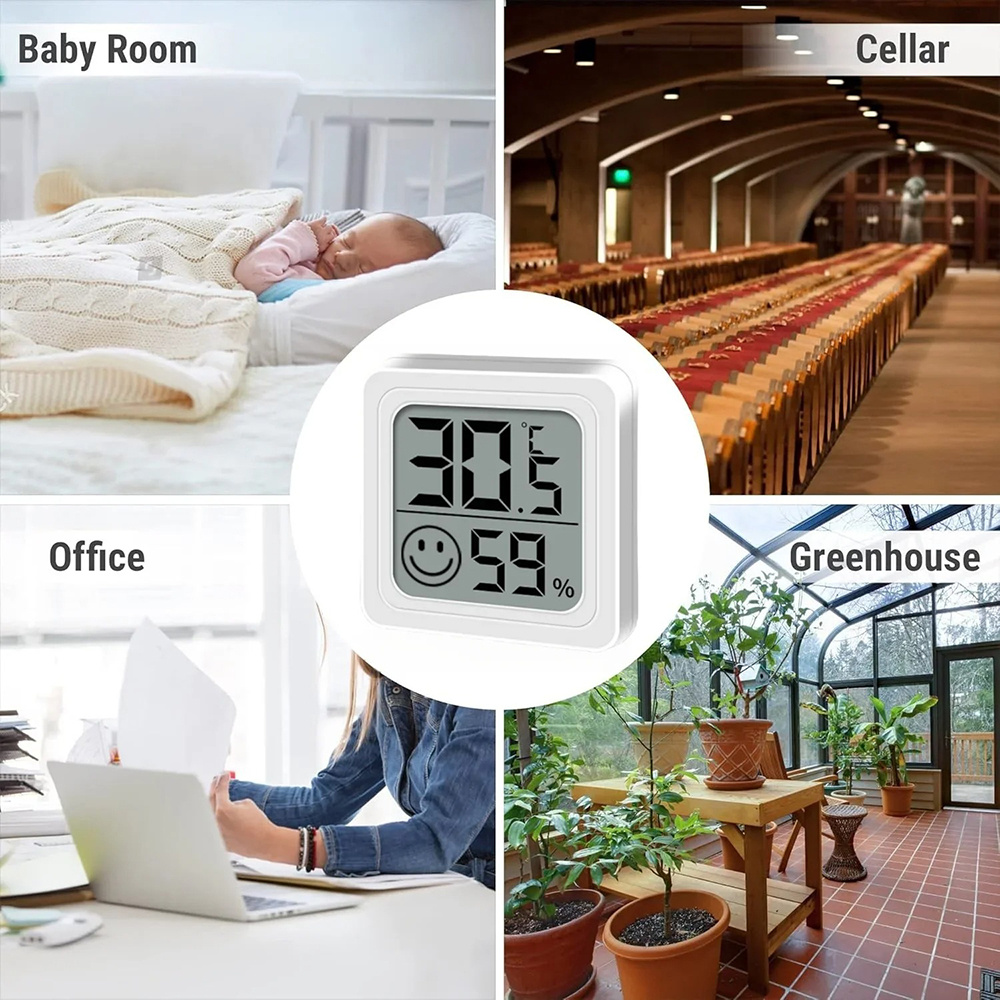 Portable LCD Digital Thermomet - Digital Hygrometer Probe recension och pris
