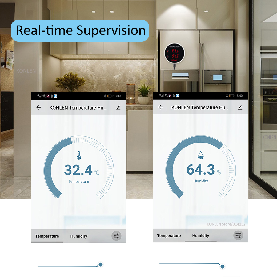 Tuya WIFI Temperature Humidity - Digital Hygrometer Probe recension och pris