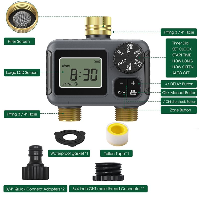 AY14 -Dual Outlets Automatic I - Timer Dual Outlet recension och pris
