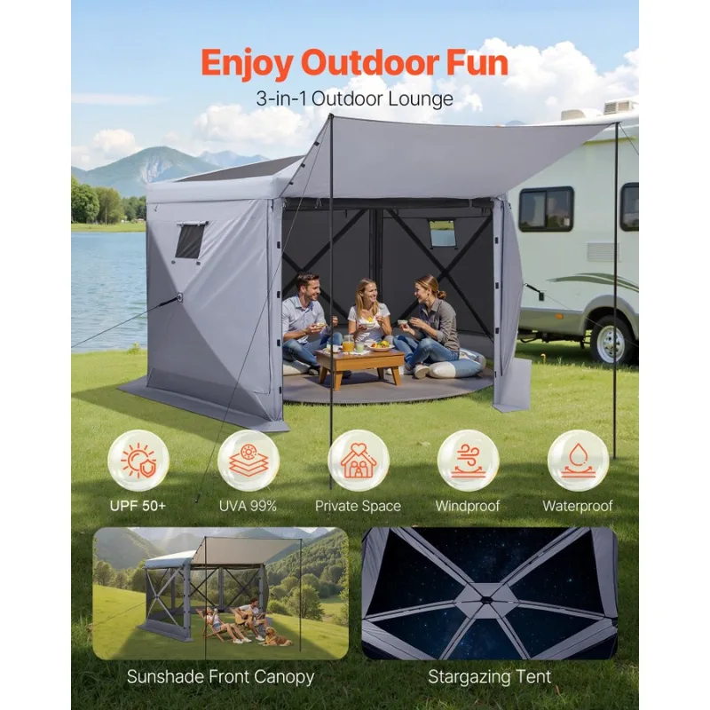 12x12ft 6 Sided Up Screen Gaze - Screen Top Mesh recension och pris
