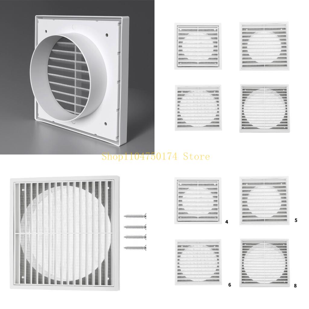 Plastic Square Air vent Louver - Screen Top Mesh recension och pris
