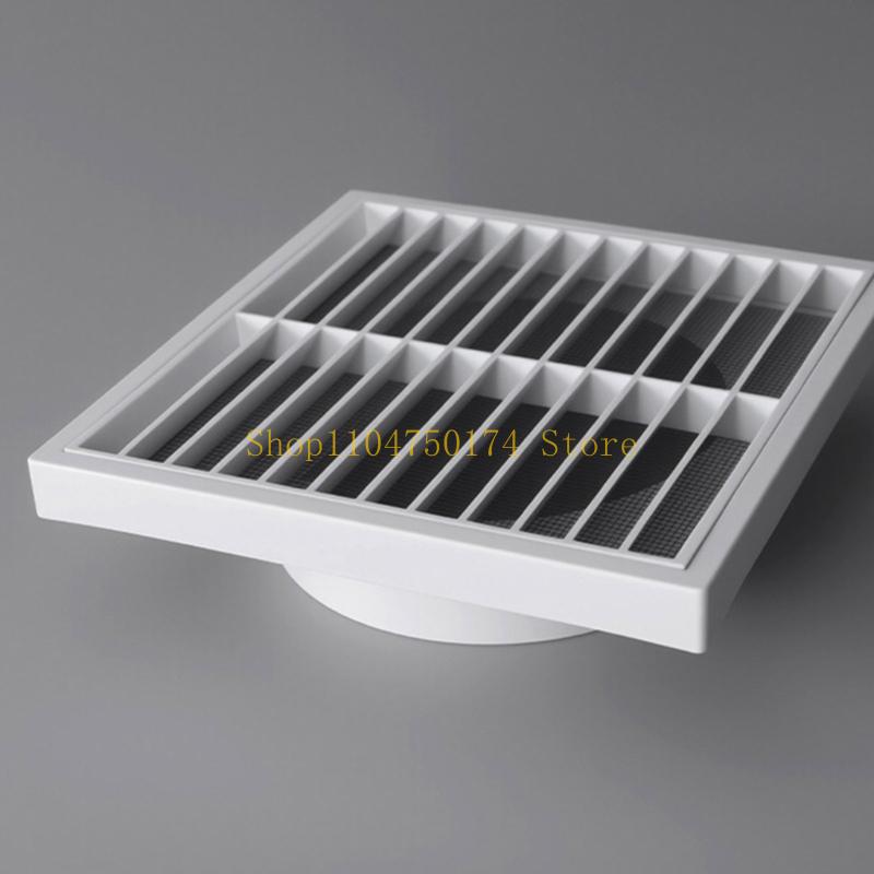 Plastic Square Air vent Louver - Screen Top Mesh recension och pris