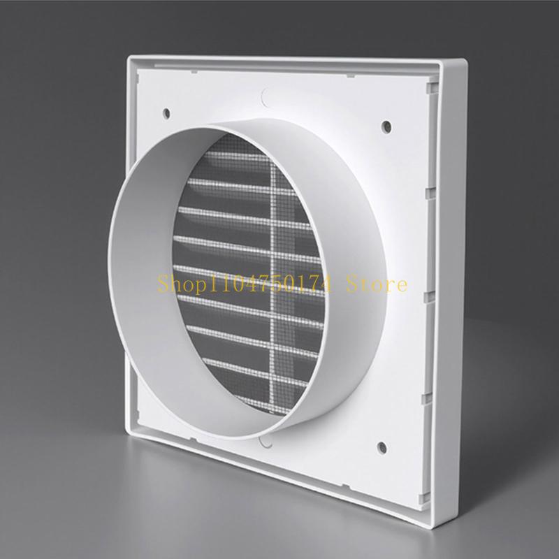 Plastic Square Air vent Louver - Screen Top Mesh recension och pris