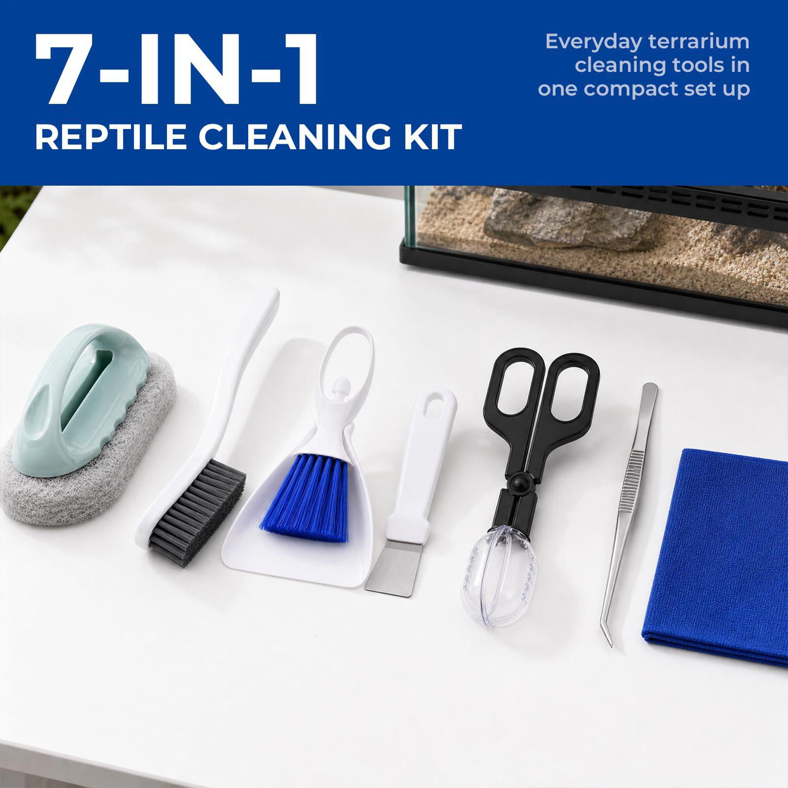Bearded Dragon Tank Cleaner Wi - Feeding Tong Stainless recension och pris