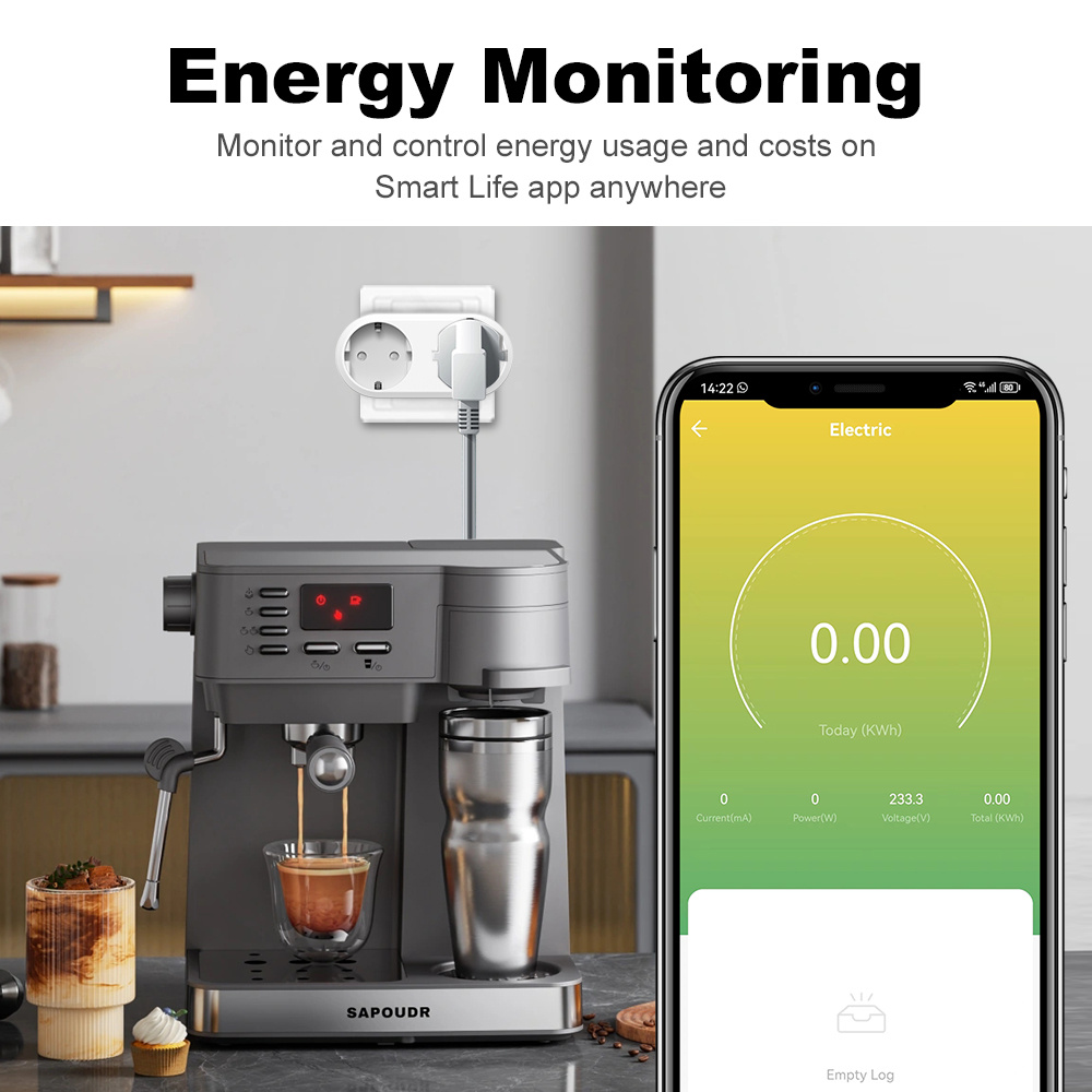 WiFi Smart Plug Dual Outlet 16 - Timer Dual Outlet recension och pris