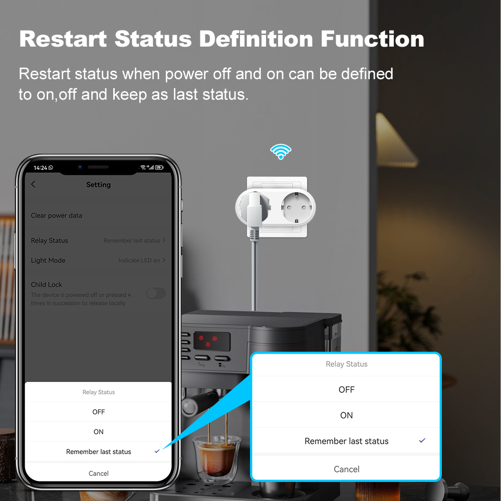 WiFi Smart Plug Dual Outlet 16 - Timer Dual Outlet recension och pris