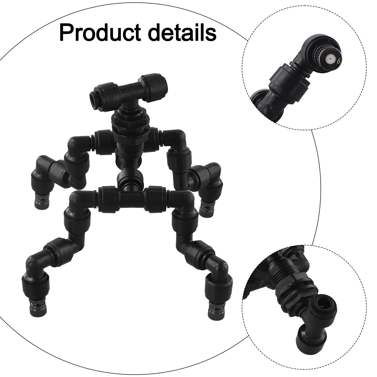 Black Plastic 360 Rotation Mis - Misting Nozzle Reptile recension och pris