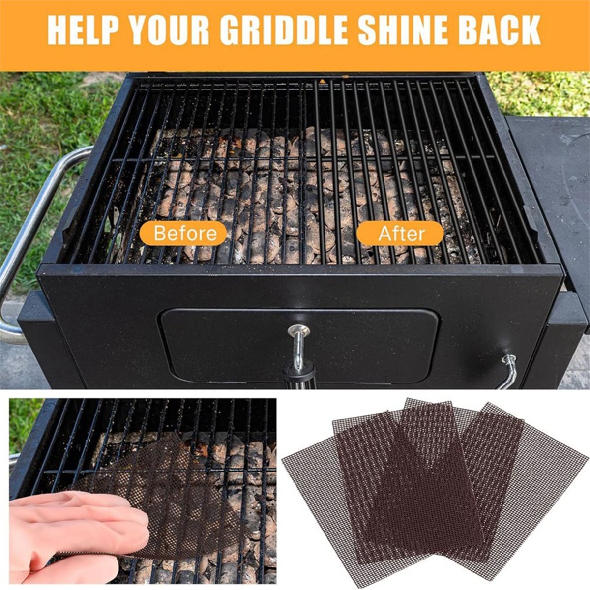 100 Pack Griddle 4x5.5'' Scree - Screen Top Mesh recension och pris