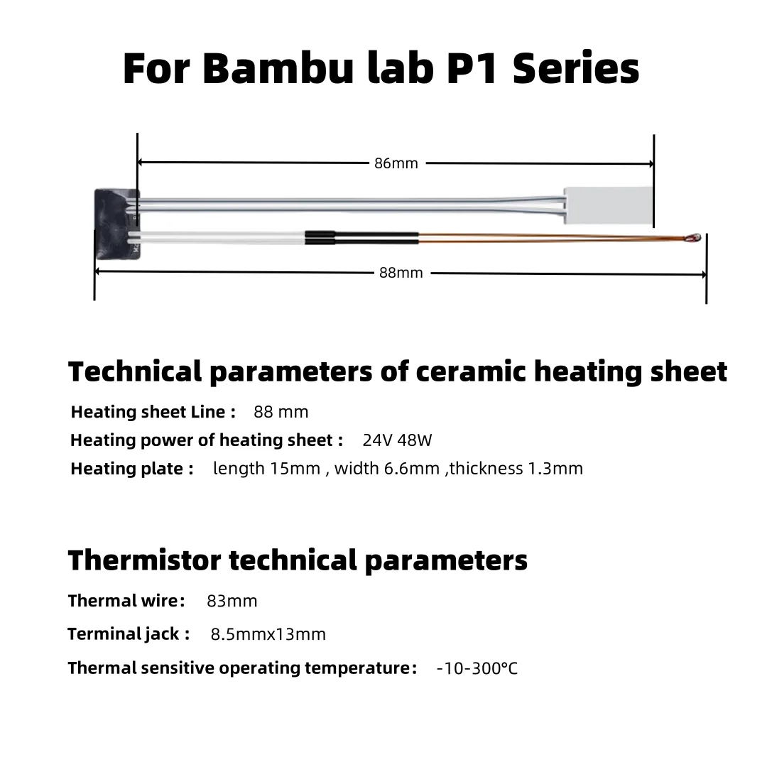 Caremic Heater & Thermistor Fo - Ceramic Heat Emitter recension och pris