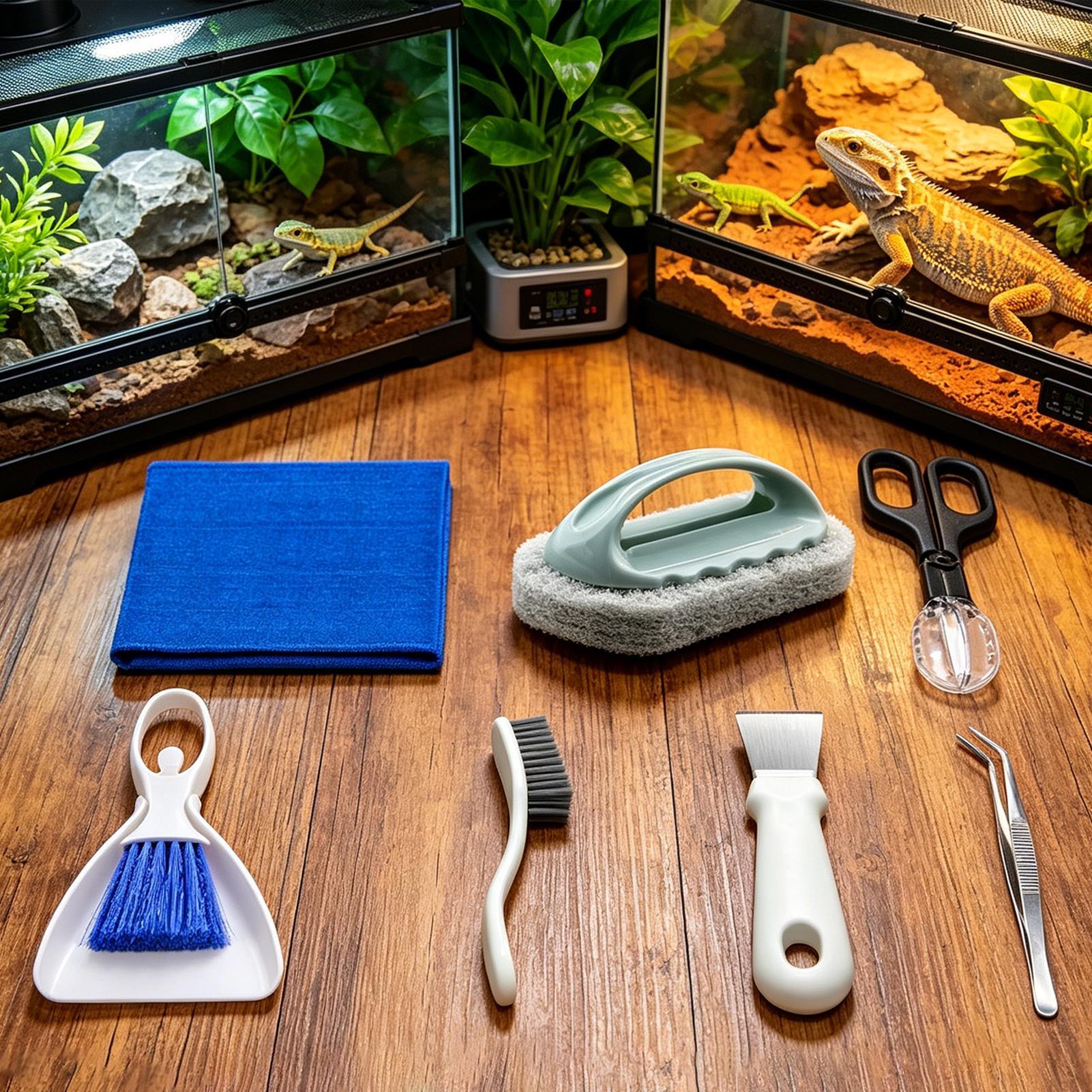 Bearded Dragon Tank Cleaning K - Feeding Tong Stainless recension och pris