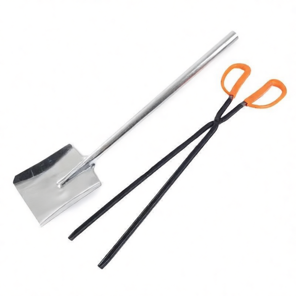 Fireplace Cleaning Kit Stainle - Feeding Tong Stainless recension och pris