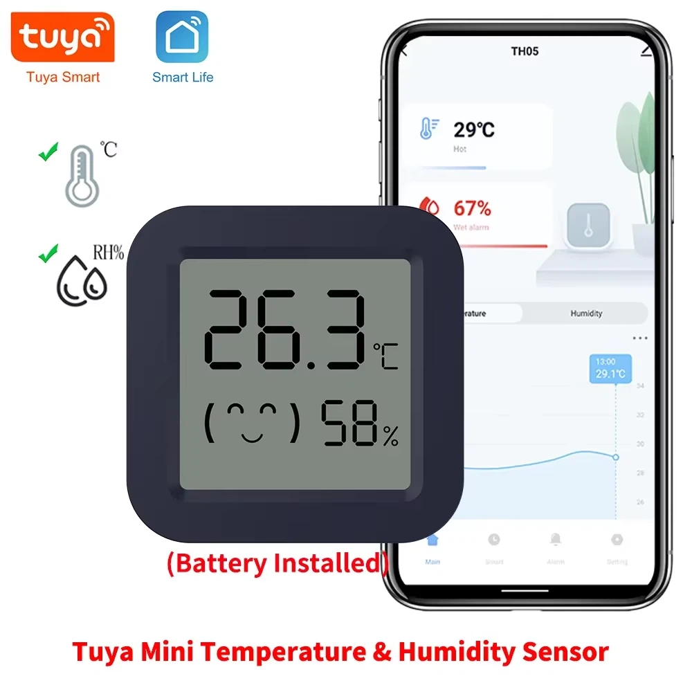 BT Temperature Humidity Sensor - Digital Hygrometer Probe recension och pris