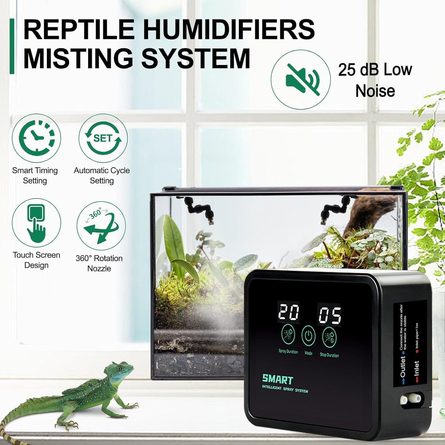 Reptile Humidifiers Smart Mist - Misting Nozzle Reptile recension och pris