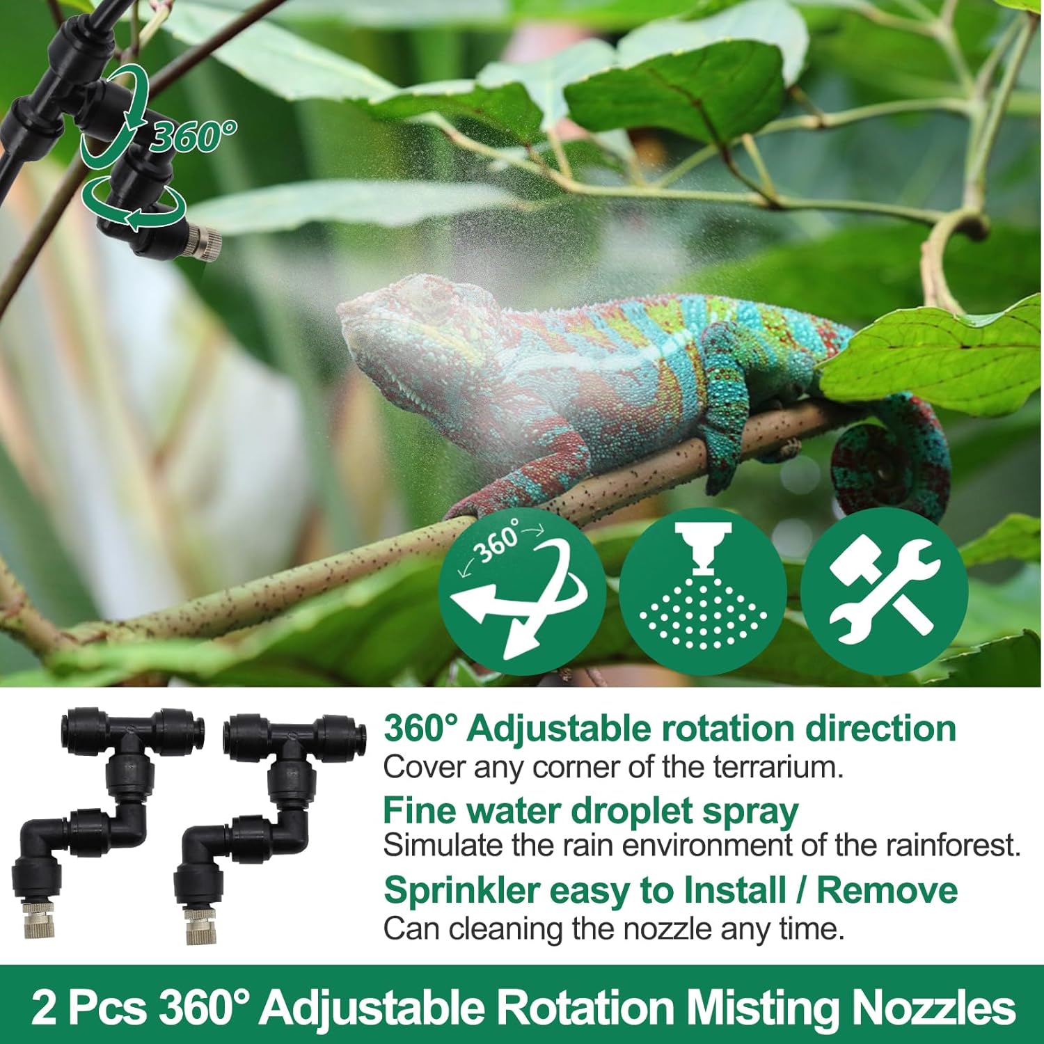 Reptile Humidifiers Smart Mist - Misting Nozzle Reptile recension och pris