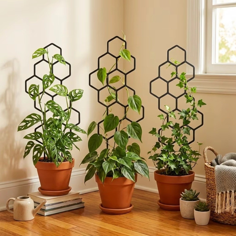 Honeycomb Design Plant Trellis - Vine Climbing Plastic recension och pris