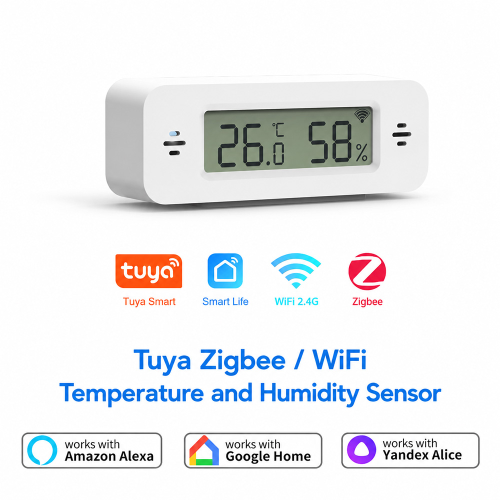 Tuya Zigbee WiFi Mini Temp & H - Digital Hygrometer Probe recension och pris