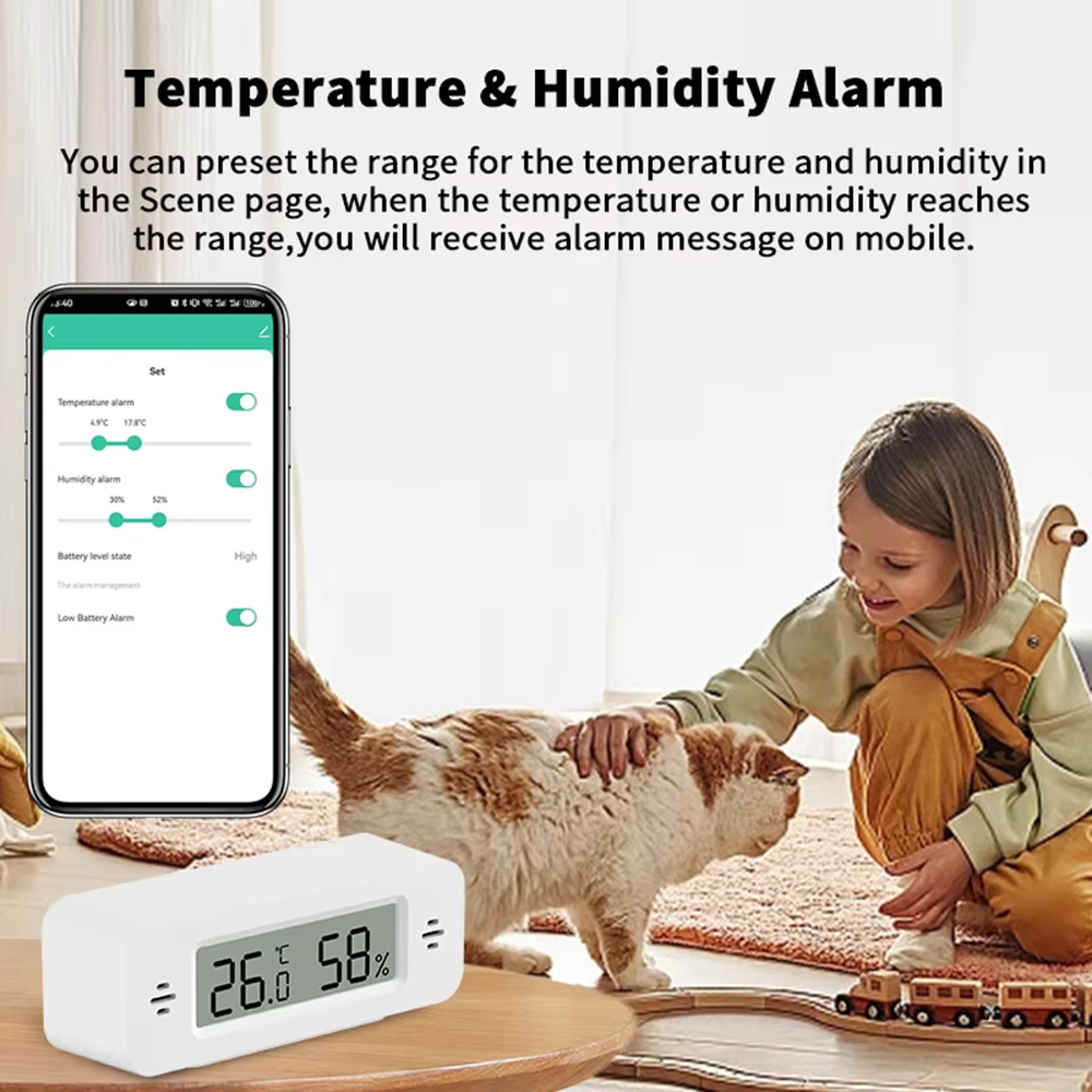 Tuya Zigbee WiFi Mini Temp & H - Digital Hygrometer Probe recension och pris