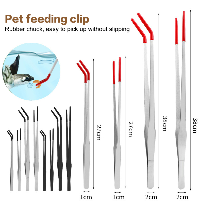 Hot Stainless Steel Reptile Wi - Feeding Tong Stainless recension och pris